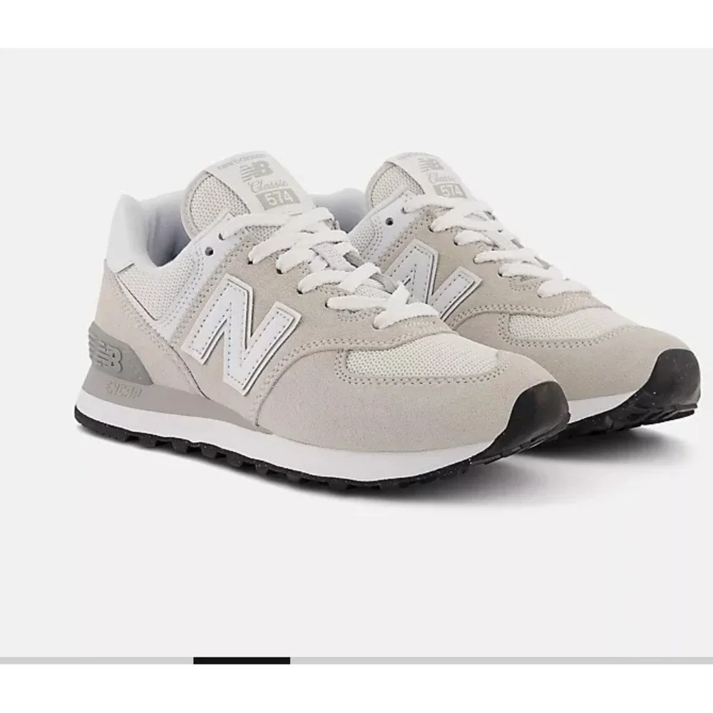 NEW Balance 574 Core CLASSIC - NIMBUS - SUEDE size women 7 men  5.5 new with box